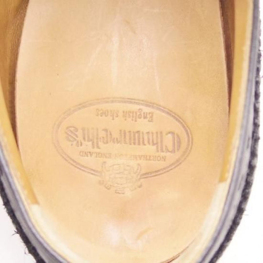 極上★チャーチ(レディース) SIZE 36.5【モデル定価￥86,900-★バーウッド/BURWOOD】カーフ仕様/黒/Church's★a245