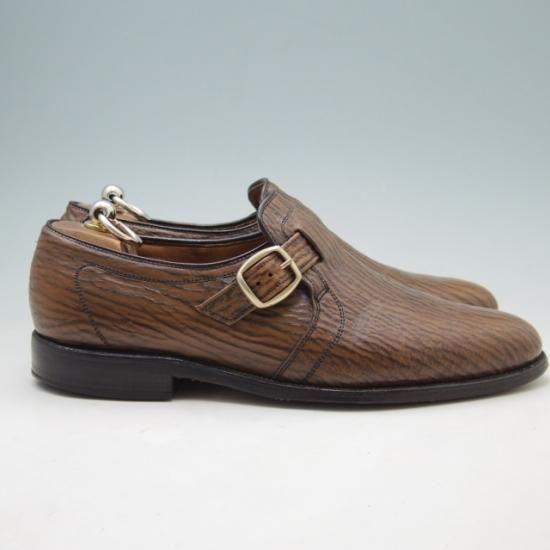 極上★(米)アレンエドモンズ 8D【貴重★モンクストラップ/Warton】茶/メンズ/ALLEN EDMONDS★a250