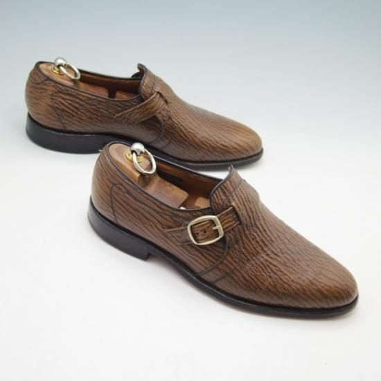極上★(米)アレンエドモンズ 8D【貴重★モンクストラップ/Warton】茶/メンズ/ALLEN EDMONDS★a250
