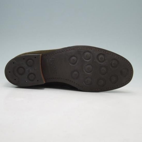 極上★クロケット&ジョーンズ 7E【★SHIPS別注/シップス/ダイナイトソール】CHUKKA 3/チャッカブーツ/スエード/濃茶/メンズ/Crockett&Jones★a254