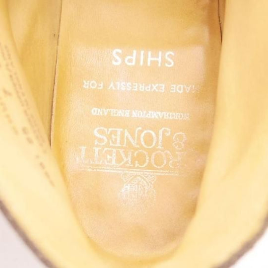 極上★クロケット&ジョーンズ 7E【★SHIPS別注/シップス/ダイナイトソール】CHUKKA 3/チャッカブーツ/スエード/濃茶/メンズ/Crockett&Jones★a254