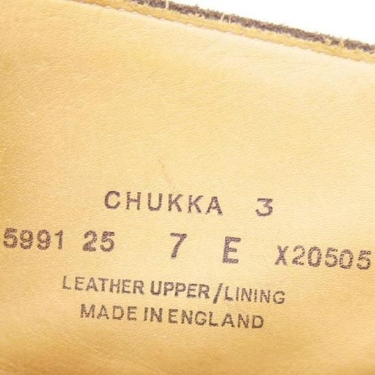 極上★クロケット&ジョーンズ 7E【★SHIPS別注/シップス/ダイナイトソール】CHUKKA 3/チャッカブーツ/スエード/濃茶/メンズ/Crockett&Jones★a254