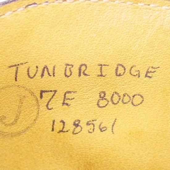 美品★ジョンロブ 7E【定価20万円以上★プレステージライン/TUNBRIDGE/8000ラスト】オックスフォード/カーフ/濃茶/メンズ/JOHN LOBB★a249