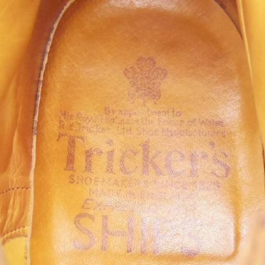 極美品★トリッカーズ SIZE 6.5【コードバン仕様★カントリーブーツ/2508】SHIPS別注/シップス/カーフ/濃茶/Tricker's★a260