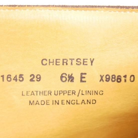 極美品★クロケット&ジョーンズ 6.5E【ダイナイトソール★チャートシー/CHERTSEY】チャッカブーツ/224ラスト/スエード/茶/Crockett&Jones★a268
