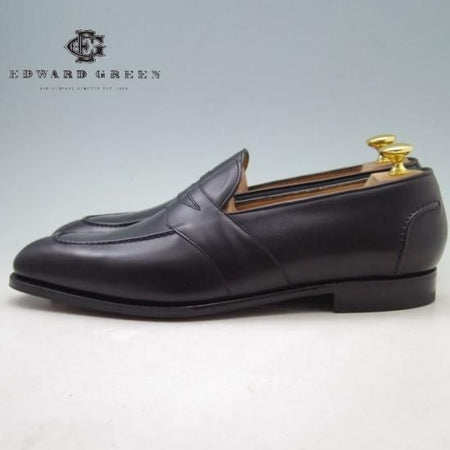 新品★エドワードグリーンUK10.5D【★ラルフローレン/パープルレーベル別注】100ラスト/RalphLauren/コインローファー/フルストラップ/EDWARD GREEN★a276