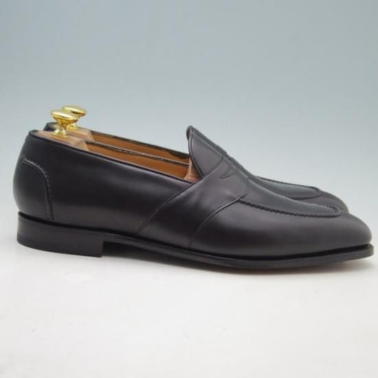 新品★エドワードグリーンUK10.5D【★ラルフローレン/パープルレーベル別注】100ラスト/RalphLauren/コインローファー/フルストラップ/EDWARD GREEN★a276