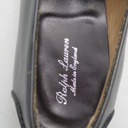 新品★エドワードグリーンUK10.5D【★ラルフローレン/パープルレーベル別注】100ラスト/RalphLauren/コインローファー/フルストラップ/EDWARD GREEN★a276