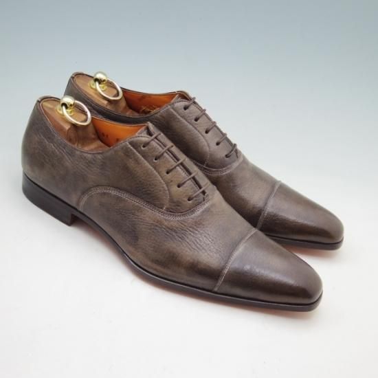 新品★サントーニ 8.5【★伊製】ストレートチップ\Santoni★a278