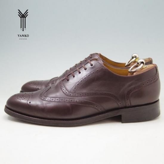 極上★ヤンコ/YANKO 7.5【★メンズ】ビジネス フルブローグ★a286
