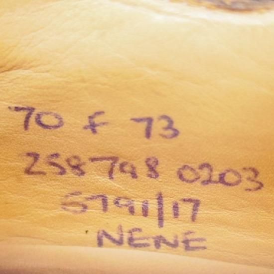 極上★チャーチ 70F/UK7【貴重★73ラスト/CHETWYND似寄りモデル】NENE/フルブローグ/ポリッシュドバインダーカーフ/黒/Church's★a290