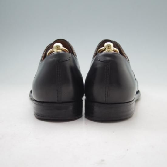 ★クロケット&ジョーンズ US9/UK8.5【★ブルックスブラザーズ別注/Peal&co】240ラスト/パンチドキャップトゥ/カーフ/黒/Crockett&Jones★a291