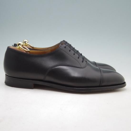 極美品★クロケット&ジョーンズ 9.5D【ハンドグレードライン★WHITEHALL/マスターロイド】ストレートチップ/ロイドフットウェア/黒/Crockett&Jones★a292