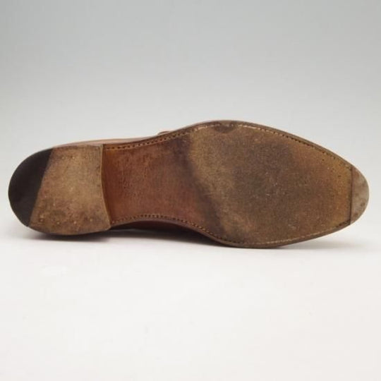 極上★クロケット&ジョーンズ 8.5E【★(英)SHIPTON&HENEAGE別注/HAWKRIDGE】モンクストラップ/カーフ/茶/Crockett&Jones★a296