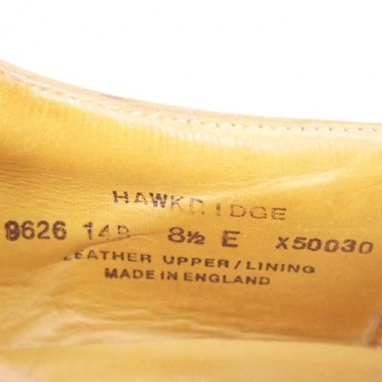 極上★クロケット&ジョーンズ 8.5E【★(英)SHIPTON&HENEAGE別注/HAWKRIDGE】モンクストラップ/カーフ/茶/Crockett&Jones★a296