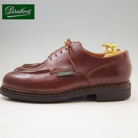 極上★パラブーツ SIZE 7.5【定価￥71,500-★シャンボード/CHAMBORD】マロン/MARRON/リスレザー/TEXソール/Uチップ/茶/Paraboot★a297