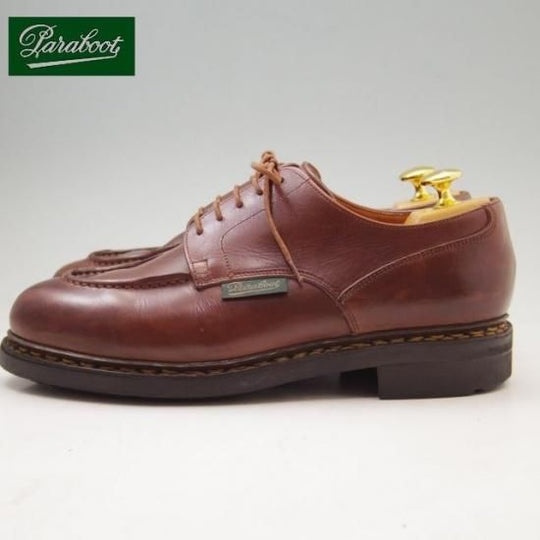 極上★パラブーツ SIZE 7.5【定価￥71,500-★シャンボード/CHAMBORD】マロン/MARRON/リスレザー/TEXソール/Uチップ/茶/Paraboot★a297