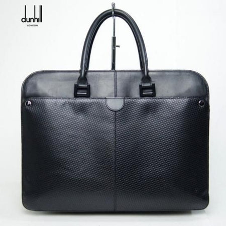 ★ダンヒル/DUNHILL【仏製★ブリーフケース】希少/幅広バッグ★N4489