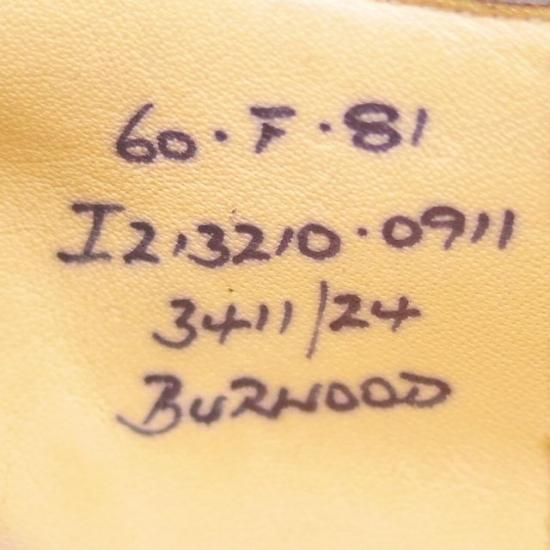 新品★チャーチ60F/UK6【定価￥96,800-★BURWOOD/バーウッド】81ラスト/4都市ロゴ/ポリッシュドバインダーカーフ/紺/Church's★a302