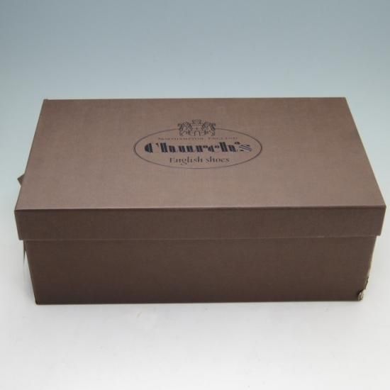 新品★チャーチ60F/UK6【定価￥96,800-★BURWOOD/バーウッド】81ラスト/4都市ロゴ/ポリッシュドバインダーカーフ/紺/Church's★a302