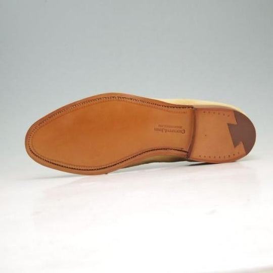 新品★クロケット&ジョーンズ 6E【★リボンローファー/HAYLING2】366ラスト/スエード/薄茶/メンズ/Crockett&Jones★a305