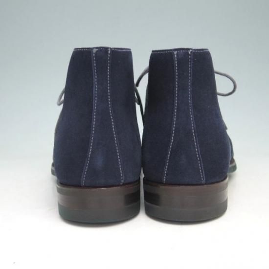 新品★クロケット&ジョーンズ 6E【ダイナイトソール★チャートシー/CHERTSEY】チャッカブーツ/224ラスト/スエード/紺/Crockett&Jones★a306