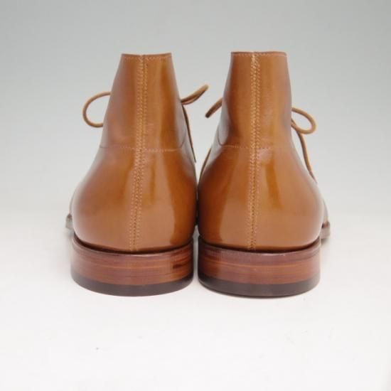 新品★ジョンロブ 7D【定価￥264,000-★ROMSEY/ロムゼイ】8000ラスト/チャッカブーツ/カーフ/TOBACCO/JOHN LOBB★a307