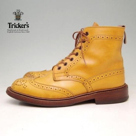 ★トリッカーズ(レディース) SIZE 5【★カントリーブーツ/L2508】カーフ/エイコンアンティーク/薄茶/Tricker's★a312