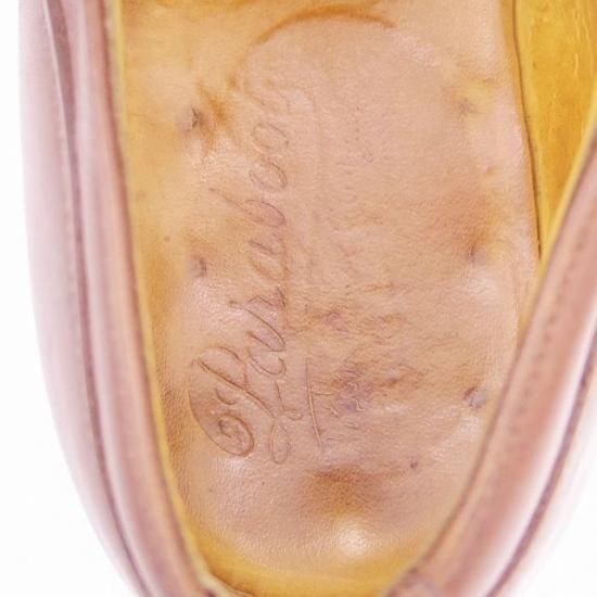 極上★パラブーツ(レディース)4.5【★シャンボード/CHAMBORD】マロン/MARRON/リスレザー/Uチップ/茶/Paraboot★a314