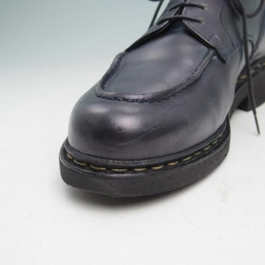 極美品★パラブーツ SIZE 7【モデル定価￥71,500-★シャンボード/CHAMBORD】リスレザー/紺/Uチップ/Paraboot★a315