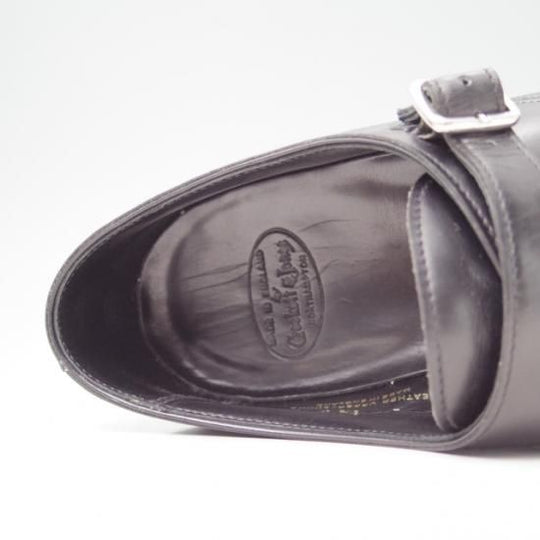 極美品★クロケット&ジョーンズ 9.5D【★ハンドグレードライン/SEYMOUR】337ラスト/パリラスト/ダブルモンク/カーフ/黒/Crockett&Jones★a317