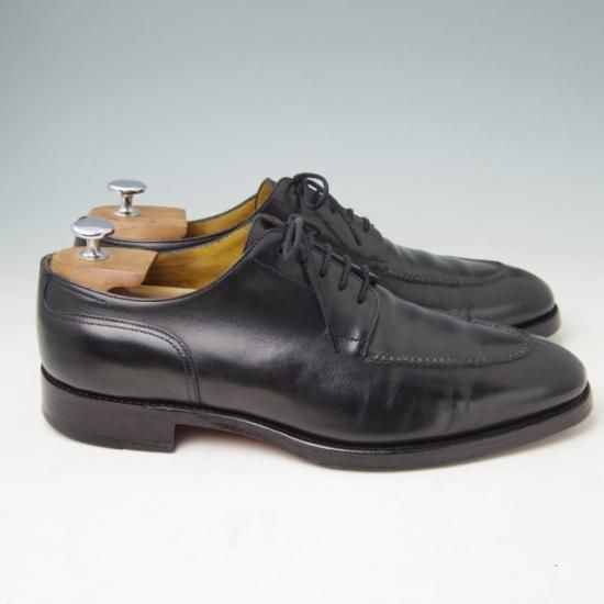 美品 JOHN LOBB ジョンロブ シャンボード 黒 8Eラバーソール ☆超レア・黄箱時代の廃番品・極上品☆ ジョンロブ シャンボード