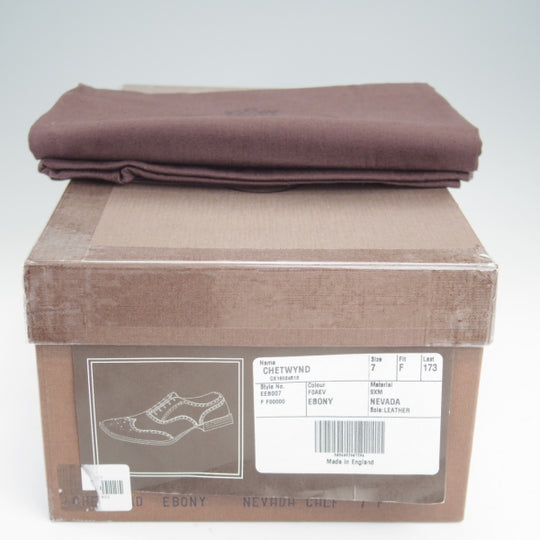 未使用★チャーチ 70F/UK7【定価￥181,500-★チェットウィンド/CHETWYND】173ラスト/フルブローグ/カーフ/濃茶/メンズ/Church's★o057