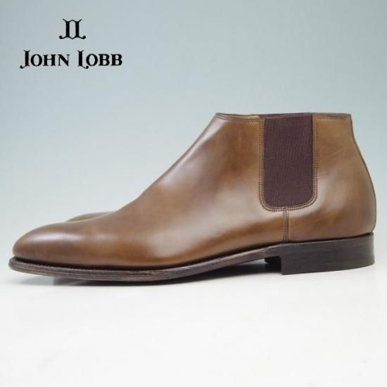 未使用★ジョンロブ SIZE 41【貴重★エルメス別注/HERMES】JUSTIN/H103/サイドゴアブーツ/スエード/JOHN LOBB★a326
