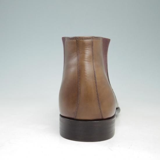 未使用★ジョンロブ SIZE 41【貴重★エルメス別注/HERMES】JUSTIN/H103/サイドゴアブーツ/スエード/JOHN LOBB★a326
