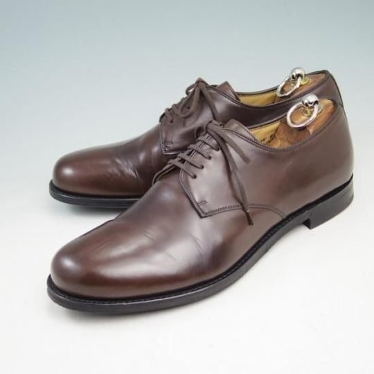 極美品★チャーチ 75F/UK7.5【貴重★(伊)JILSANDER別注/ジルサンダー】122ラスト/プレーントゥ/ポリッシュドバインダーカーフ/濃茶★a332