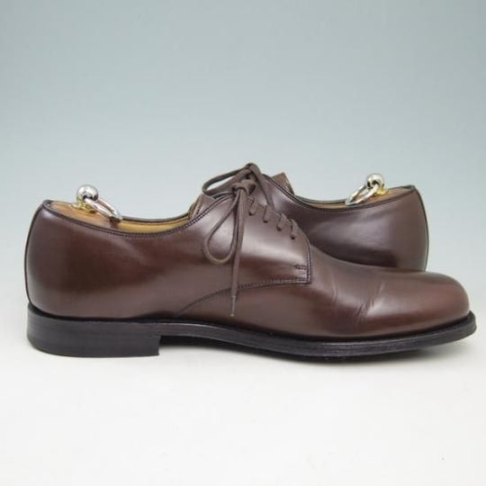 極美品★チャーチ 75F/UK7.5【貴重★(伊)JILSANDER別注/ジルサンダー】122ラスト/プレーントゥ/ポリッシュドバインダーカーフ/濃茶★a332