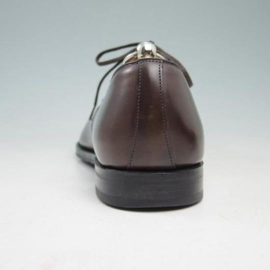 極美品★チャーチ 75F/UK7.5【貴重★(伊)JILSANDER別注/ジルサンダー】122ラスト/プレーントゥ/ポリッシュドバインダーカーフ/濃茶★a332