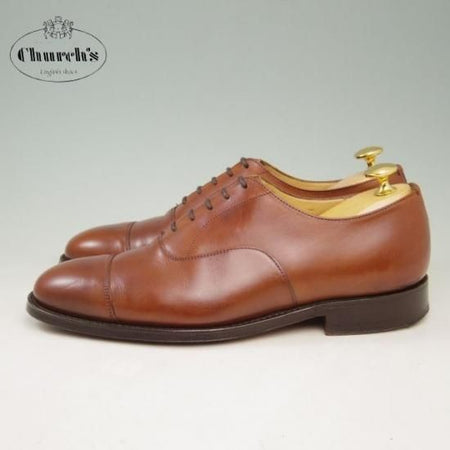 極上★チャーチ 60F/UK6【定価￥91,300-★コンサル/CONSUL】173ラスト/ストレートチップ/カーフ/茶/Church's★a333