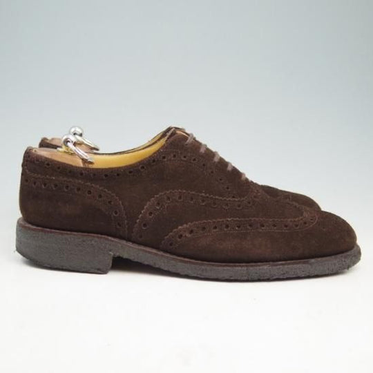 極上★チャーチ80F/UK8【定価￥86,900-★FAIRFIELD/81ラスト】フェアフィールド/フルブローグ/スエード/濃色/メンズ/Church's★a334