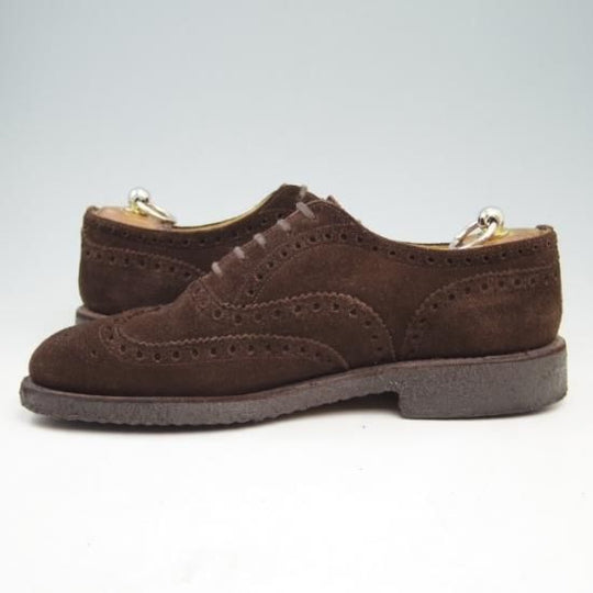 極上★チャーチ80F/UK8【定価￥86,900-★FAIRFIELD/81ラスト】フェアフィールド/フルブローグ/スエード/濃色/メンズ/Church's★a334