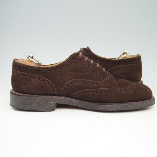 極上★チャーチ80F/UK8【定価￥86,900-★FAIRFIELD/81ラスト】フェアフィールド/フルブローグ/スエード/濃色/メンズ/Church's★a334