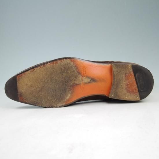 美品★サントーニ 6【定価10万★サイドゴア ブーツ】santoni★a335