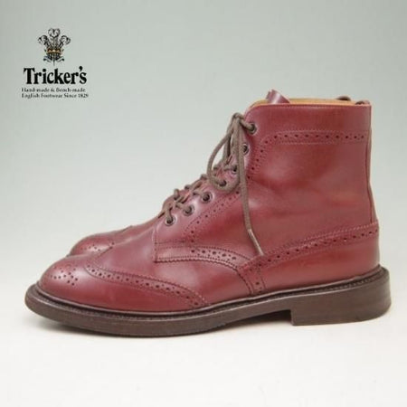 美品★トリッカーズ(レディース)6.5【★カントリーブーツ/L5411】カーフ/赤茶/Tricker's★a338
