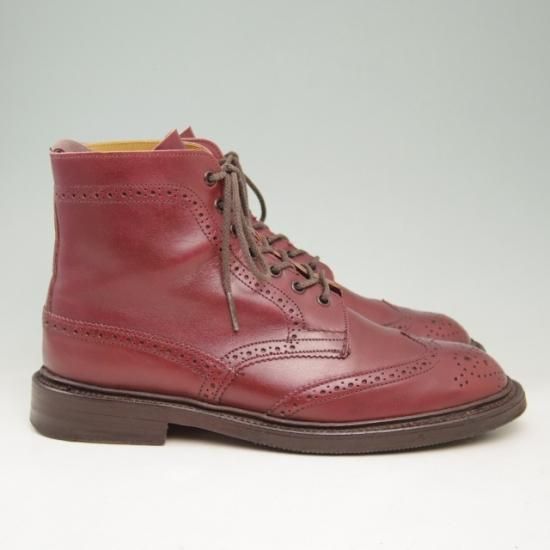美品★トリッカーズ(レディース)6.5【★カントリーブーツ/L5411】カーフ/赤茶/Tricker's★a338