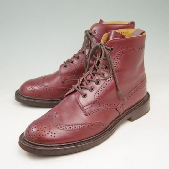 美品★トリッカーズ(レディース)6.5【★カントリーブーツ/L5411】カーフ/赤茶/Tricker's★a338