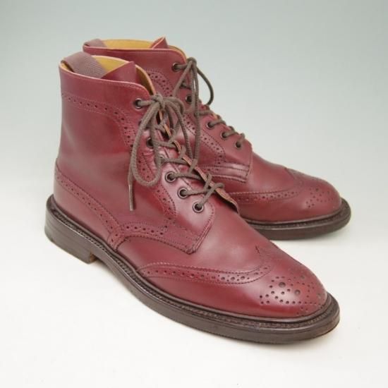 美品★トリッカーズ(レディース)6.5【★カントリーブーツ/L5411】カーフ/赤茶/Tricker's★a338