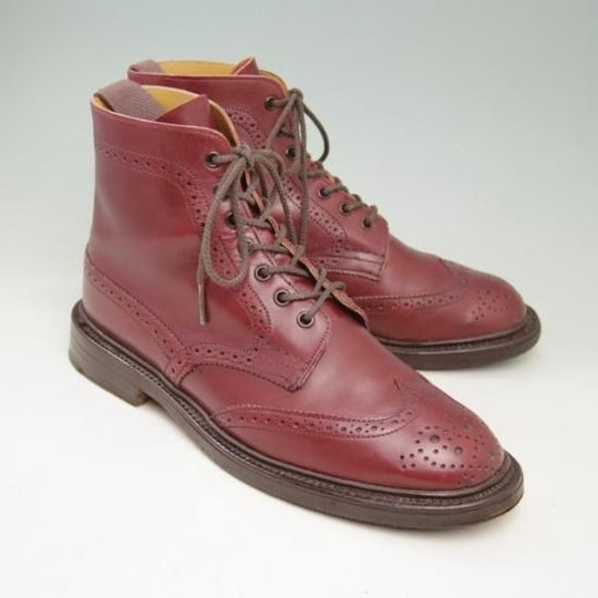 美品★トリッカーズ(レディース)6.5【★カントリーブーツ/L5411】カーフ/赤茶/Tricker's★a338
