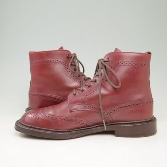 美品★トリッカーズ(レディース)6.5【★カントリーブーツ/L5411】カーフ/赤茶/Tricker's★a338