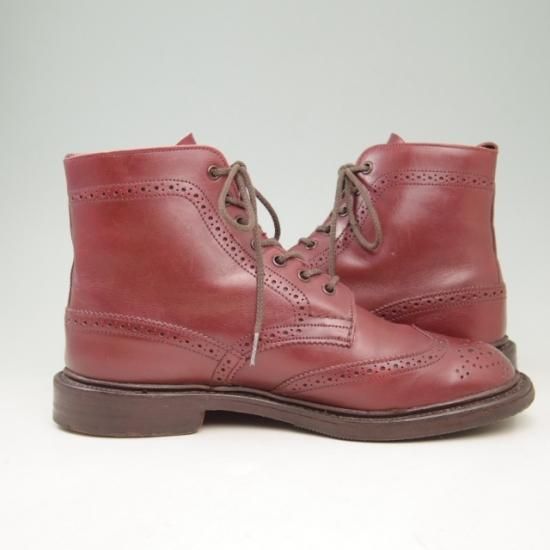 美品★トリッカーズ(レディース)6.5【★カントリーブーツ/L5411】カーフ/赤茶/Tricker's★a338